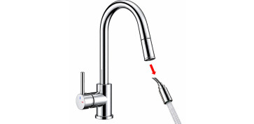 GRIFO MONOMANDO COCINA CON DUCHA EXTRAIBLE ECO STOP