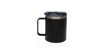 Vajillas - TAZA TERMICA CON ASA NEGRA 35CL