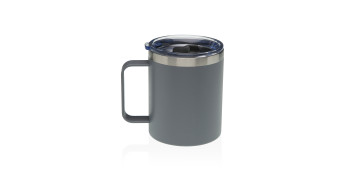 Vajillas - TAZA TERMICA CON ASA GRIS 35CL