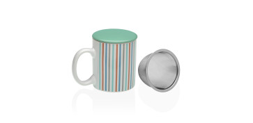 Vajillas - TAZA INFUSION RAYAS Ø 35CL