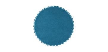 SALVAMANTEL REDONDO AZUL Ø 38CM