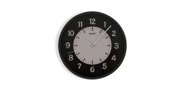 RELOJ COCINA NOVA NEGRO-BLANCO 30CM