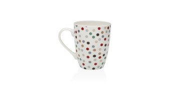 Vajillas - MUG PORCELANA TOPOS 35CL