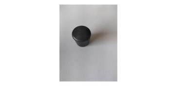 Material de carpintería - CONTERA REDONDA EXTERIOR FLEXIBLE Ø20 MM NEGRA 100 UNIDADES