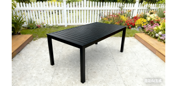 Decoración - MESA ALUMINIO RECTANGULAR 175X100 CM ANTRACITA