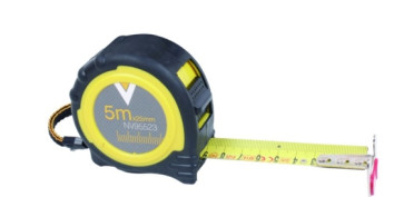 Medidores de distancias - FLEXOMETRO BIMATERIAL CON DOBLE FRENO CON IMAN 5 M X 25 MM