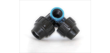 Conduccion Polietileno - CODO RIEGO 90º IGUAL 20MM-1/2 ESQUINA FIT HEMB PP NATUUR 