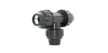 Conduccion Polietileno - FITTING CONECTOR RIEGO EN T 20MM IGUAL FIT PP