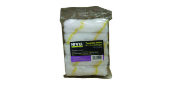 Utiles para pintar - MINI RODILLO RECAMBIO SUPERFICIES LISAS 5 UDS. 11 CM