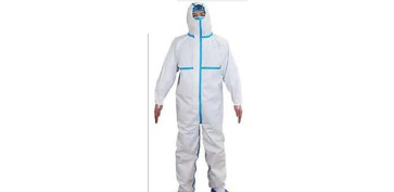 Vestuario laboral - BUZO DESECHABLE CON CAPUCHA 30G PP + 15G PE TALLA XL