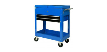 Portaherramientas - CARRO HERRAMIENTAS 2 CAJONES AZUL 705 X 370 X 830 MM