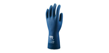 Guantes - GUANTE LATEX SATINADO AZUL FATHOM 45 TALLA 6