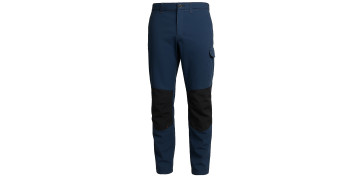 AVANCE PROFESIONAL 1 2026 - PANTALON MULTIBOLSILLOS 245 GR STRETCH KINETIC AZUL/NEGRO TALLA XL