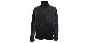 Vestuario laboral - CHAQUETA SOFTSHELL WIND PRO GRIS/NEGRO TALLA 3XL