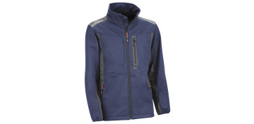Vestuario laboral - CHAQUETA SOFTSHELL WIND PRO AZUL TALLA L