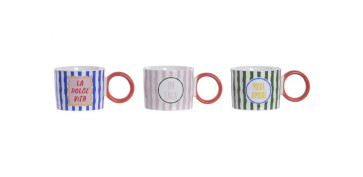 MUG PORCELANA 370ML SURTIDO