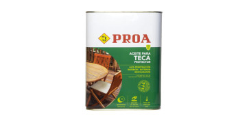 Proteccion y tratamiento para madera - ACEITE TECA 4 L INCOLORO