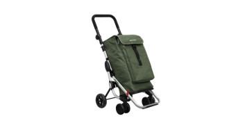 Textil y costura - CARRO COMPRA 4 RUEDAS PLEGABLE GO UP GIRATORIO KAKI