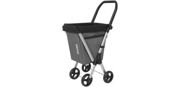 Textil y costura - CARRO COMPRA 4 RUEDAS MUUVI VAN GRIS