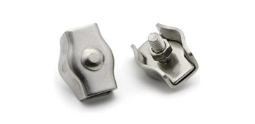 SUJETACABLE PLANO SIMPLE INOX Ø6 10UN