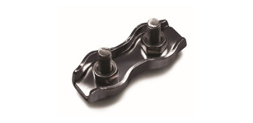 SUJETACABLE PLANO DOBLE INOX Ø5 20UN