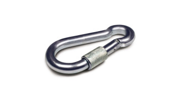 MOSQUETON BOMBERO DIN5299 CINCADO CON SEGURO Ø 7-70 MM 180 KG 100UDS