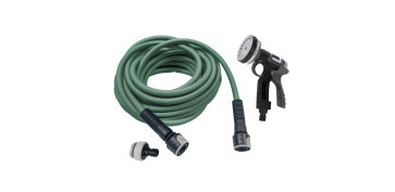 Manguera de riego - MANGUERA LIVIAN CON PISTOLA 22M