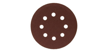 Lijas - DISCO PAPEL RBE Ø125 P80 8 AGUJEROS 50PIEZAS