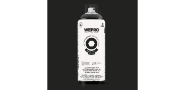 Aerosol o spray - PINTURA SRAY MTN WEPRO SOLVENT MATE 400 ML NEGRO COSMOS