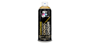 PINTURA SPRAY ART 520 CC CROMO-ORO