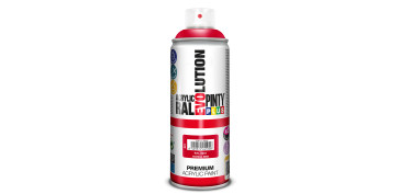 PINTURA SPRAY ACRILICA EVOLUTION BRILLO 520 CC RAL 3001 ROJO SEÑAL