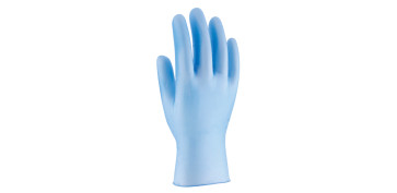 Guantes - GUANTE DESECHABLE PVC UNIVIL LP AZUL 100UN TALLA 9