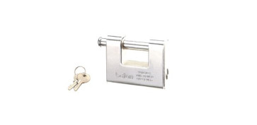 CANDADO RECTANGULAR 770R ACORAZADO ANTIPALANCA 90 MM CROMADO