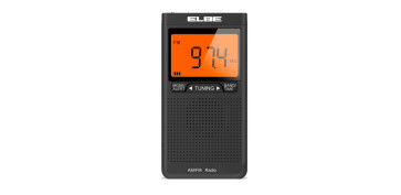 RADIO PORTATIL LCD MEMORIA 40 EMISORAS SLEEP - SNOOZE RF-94 