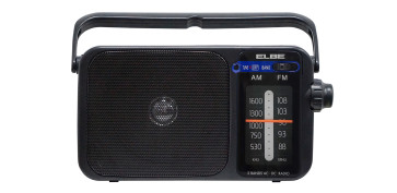 RADIO ANALOGICA PORTATIL ALIMENTACION RED O PILAS 2LR20(D) NO INCLUIIDAS