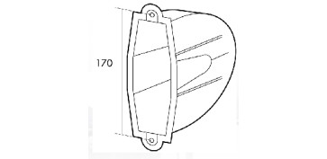 Cuerdas y cintas - CAJETIN DE EMPOTRAR PARA PERSINA GRANDE