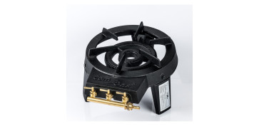 QUEMADOR HIERRO COLADO 3 GRIFOS 43X32X9CM