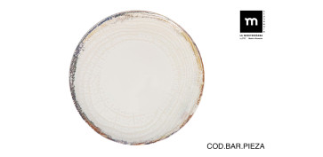 Vajillas - PLATO PRESENTACION STONEWARE DECORADO ALBUS 32,5CM