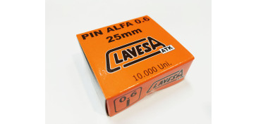 Grapadoras y Clavadoras - CLAVO CLAVADORA 25MM COBREADO MICRO-BRAD 0.6/25 CLAVESA-ATK 