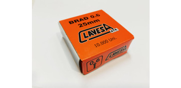 Grapadoras y Clavadoras - CLAVO CLAVAD.NEUM S/CAB 25MM COBREADO PIN ALFA S/C 0.6/25 CL 