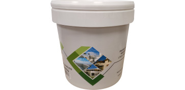 Pintura para paredes, techos y suelo - PINTURA IMPERMEABILIZANTE CAUCHO-FIBRA 4 L BLANCO