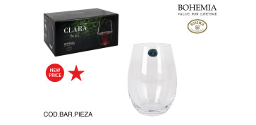 Todo para la mesa - VASO CRISTAL BOHEMIA PACK 6UDS 56CL