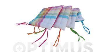 COJIN SILLA ALGODON COLORES