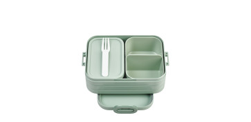 Ordenacion y conservacion de cocina - CONTENEDOR ALIMENTOS CON COMPARTIMENTOS MIDI 900ML VERDE NORDIC
