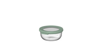 Utensilios de cocina - BOL VIDRIO REDONDO CON TAPA CIRQULA 350 ML - NORDIC SAGE