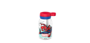 Ordenacion y conservacion de cocina - BOTELLA CAMPUS CON PAJITA 450 ML - SPIDERMAN