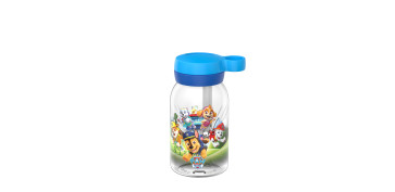Ordenacion y conservacion de cocina - BOTELLA CAMPUS CON PAJITA 450 ML - PAW PATROL PUPS