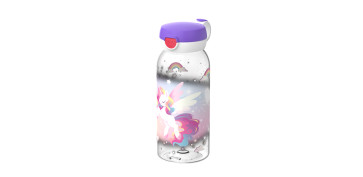 Ordenacion y conservacion de cocina - BOTELLA CAMPUS TAPA ABATIBLE 600 ML - UNICORN GLOW