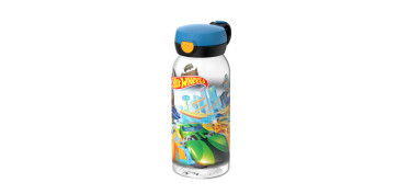 Ordenacion y conservacion de cocina - BOTELLA CAMPUS TAPA ABATIBLE 600 ML - HOT WHEELS