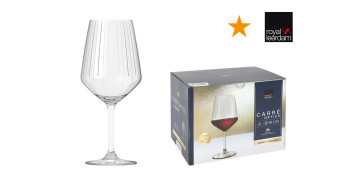 Todo para la mesa - COPA VINO PACK 6UDS CARRE OPTICS 65CL